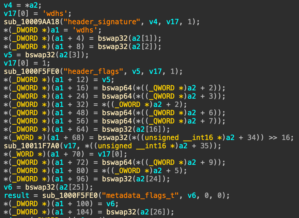 Figure 1: This looks like it parsed an ASIF header